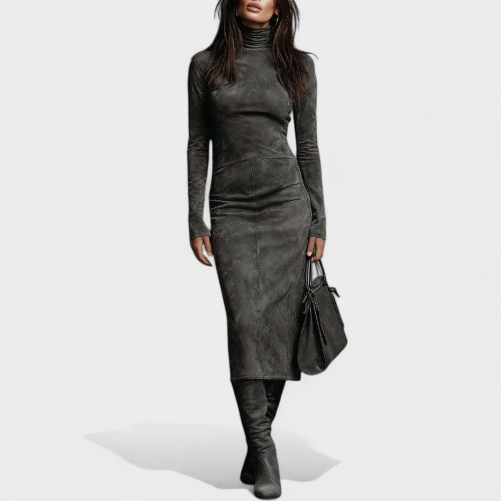 Arvielle | Elegant Suede-style Dress