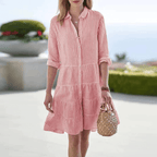 Anvera | airy striped dress