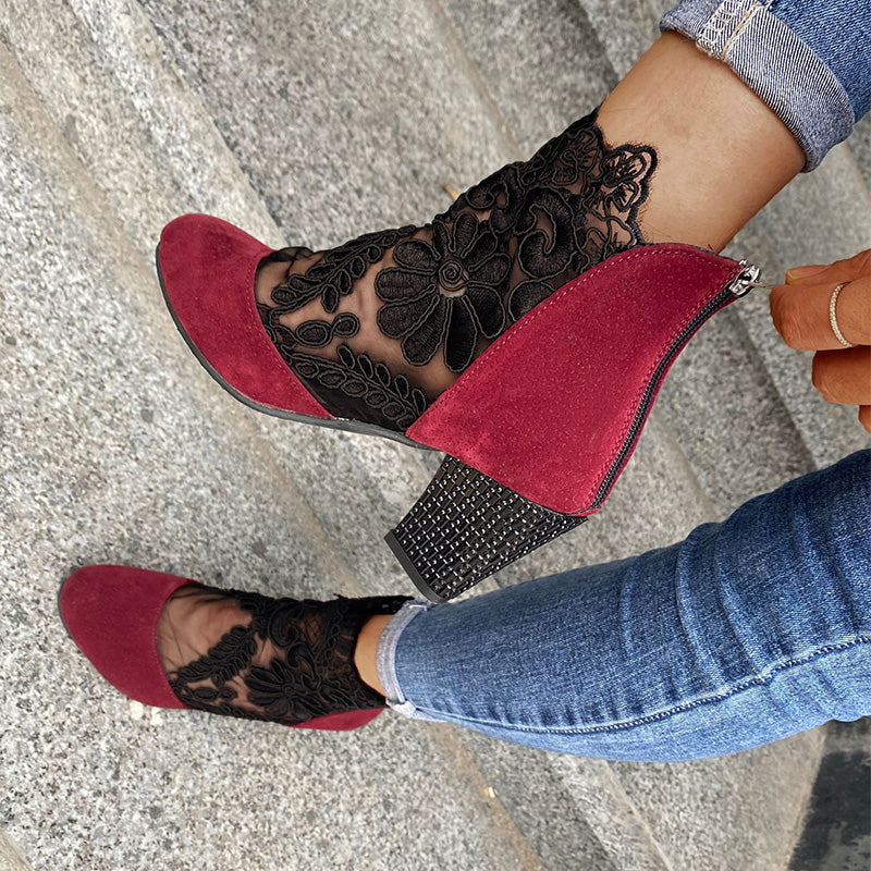Evelinne | Elegant Lace High Heels