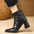 Melvarissea | Luxury Mid Heel Ankle Boots